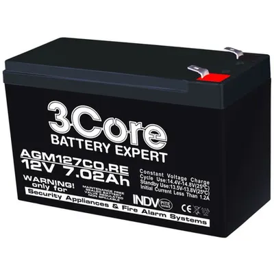 Acumulator 12V 7.02Ah F1, AGM VRLA, 3Core