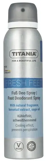 Titania Spray deodorant pentru picioare, cu efect răcoritor, 150 ml