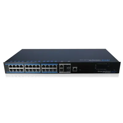 Switch profesional PoE+ Utepo UTP7224E-POE, 24 porturi, 10/100 Mbps, fara management