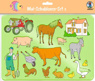 Set de 6 șabloane
