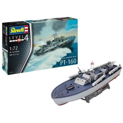 Macheta Barca Patrol Torpedo Boat PT-160 - Revell 05175, scara 1:72