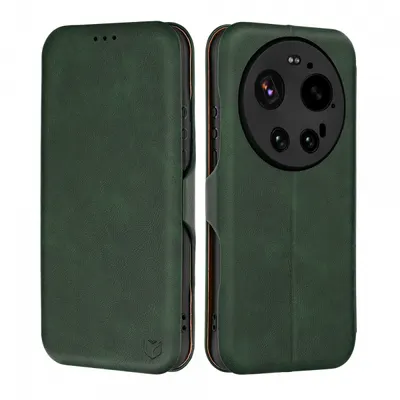 Husa pentru Xiaomi 17 Ultra, Techsuit, Safe Wallet Plus, Verde