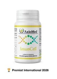 AxioMed ImunCell – formulă imunomodulatoare sub forma de capsule cu 10 compuși bioactivi standardizați – 60 cps