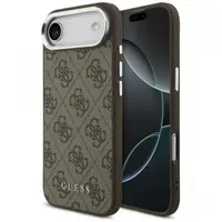 Husa MagSafe pentru Apple iPhone 17 Air, Guess, 4G Classic Logo, Maro