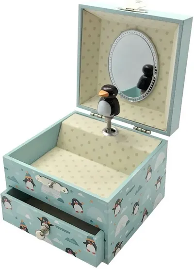 Cutie muzicala iluminata Trousselier - Pinguin