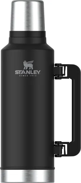 Sticla termica Stanley - The Legendary, Matte Black Pebble ,1.9 l