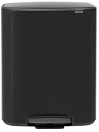 Coș de gunoi Brabantia - Bo Pedal, 2 x 30 l, Matt Black