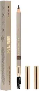 Creion pentru sprâncene NL Beauty – Brow Yeah, cu mini perie, 30 Dark Brown, 1,1 g