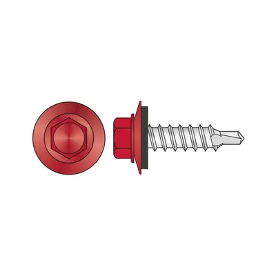 Surub Autoforant Cap Hex Otel Vopsit-4.8x35 R 8017
