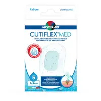 MASTER-AID Cutiflex Med plasturi waterproof 7x5cm x5buc