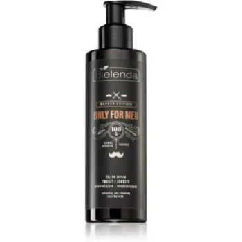 Bielenda Only For Men Barber Edition gel de curățare pentru față și barbă