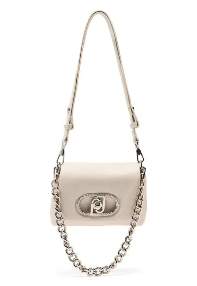 Geanta crossbody mica Lapuffy - Crem