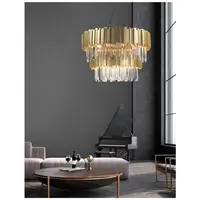 Lampa suspendata BALADONA Auriuen Brass Aluminiu & Crystal LED G9 20x10 Wat 230 Volt IP20 Fara bec