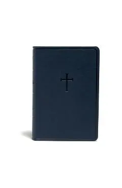 KJV Everyday Study Bible, Navy Cross Leathertouch