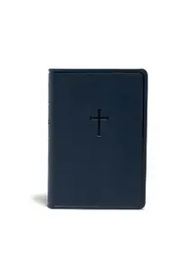 KJV Everyday Study Bible, Navy Cross Leathertouch