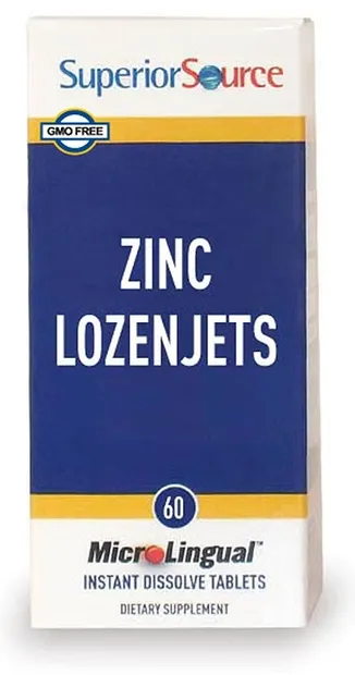 Zinc + Vitamina C, 60 comprimate sublinguale, Superior Source