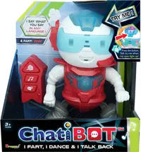 Robot interactiv pentru copii Dragon-I Toys - ChatiBOT, Roșie