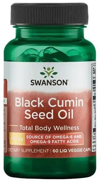 Black Cumin Seed Oil, 500 mg, 60 capsule, Swanson