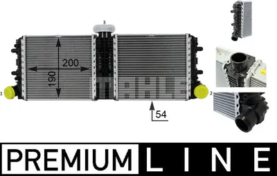 Radiator apa racire motor AUDI R8, R8 SPYDER 4.2 5.2 intre 2009-2015