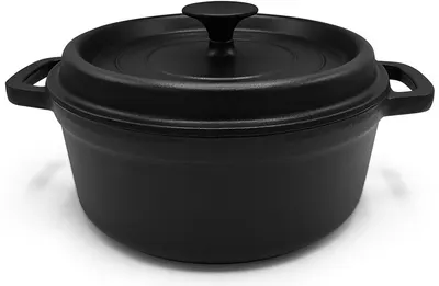 Oală Muhler - Tika MR-2048CI, 20 x 10 cm, 2 L, negru
