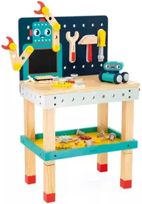 Jucărie pentru copiiJanod Brico Kids - Banc mare de lucru, robot