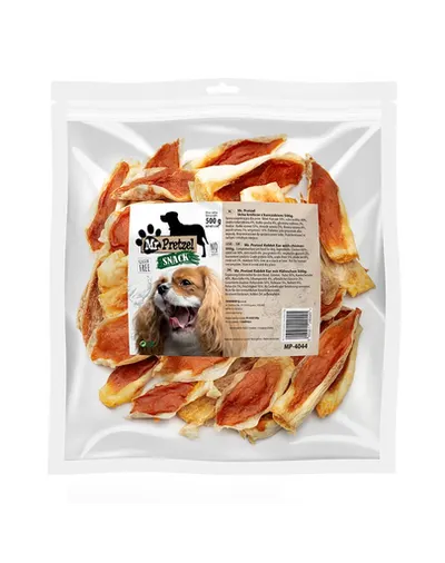 Gustări câini naturale de ros iepure MR. PRETZEL 500g