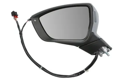 Oglinda laterala stanga electric, convex, cu incalzire, asistenta banda, grund, cu memorie, rabatare electrica, semnalizator potrivit CUPRA ATECA; SEAT ATECA 04.16