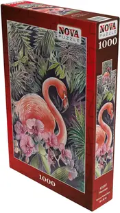 Puzzle Nova puzzle din 1000 piese - Flamingo