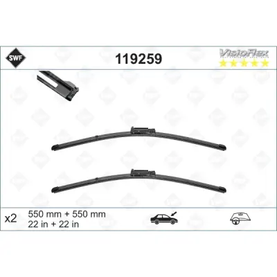 Lamela stergator SWF 119259