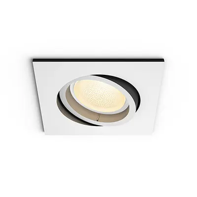 HUE Spot Centura incastrat LED 350lm BT RGB GU10 Patrat Alb