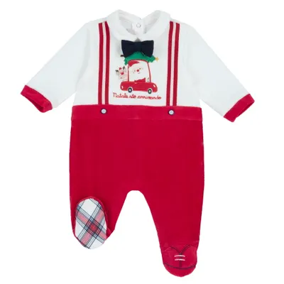 Salopeta Craciun bebelusi Chicco, Rosu, 02830-65MFCI