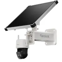 Camera supraveghere rotativa 4G LTE PTZ cu lentila duala si panou solar Reolink TrackMix G790, 4 MP, 2.8 mm, 12 mm, IR 30 m, PIR 15 m, microfon si difuzor, night vision color, 6x zoom, acumulator 92 Wh, slot card, detectie smart