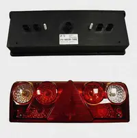 Stop spate dreapta EUROPOINT II (24V, reflector triunghiular, conector: 4x SuperSeal 2PIN AMP 7PIN Bayonet, LED lumini pozitie) potrivit SCHMITZ