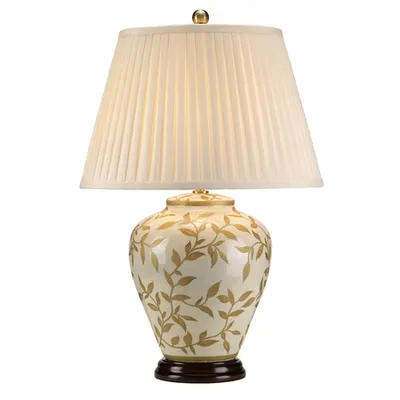Veioza Leaves Brown Gold 1 Light Table Lamp
