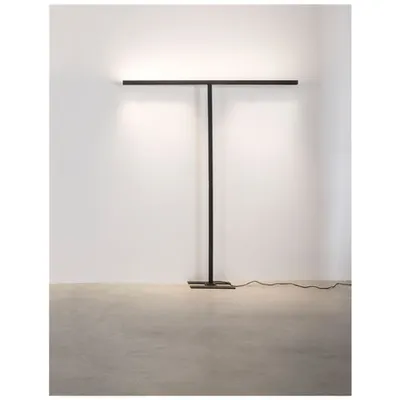 Lampa podea GAL Nisipiu Negru Aluminiu LED sus 45 Wat 4050Lm jos 15 Wat 1350Lm Dimabil josside 3000K 230 Volt IP20 CRI>90 UGR<16
