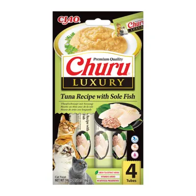 Churu Luxury Recompensa Cremoasa Reteta cu Ton si Sole fish