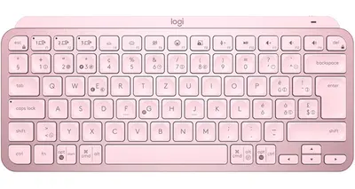 Tastatura Logitech - MX Keys Mini, wireless, roz