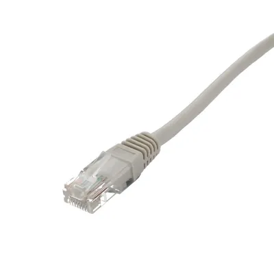 Cablu UTP Well, cat 5e, Patch Cord, 5m, Gri