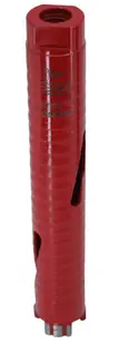 Carota diamantata Super PREMIUM ø32mm x 180mm x M16 pentru gaurire Beton armat, Zidarie, Granit - DXQZ.REDCORE.32
