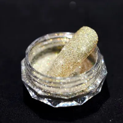 Sclipici unghii Marquise, GLITTER15, Auriu