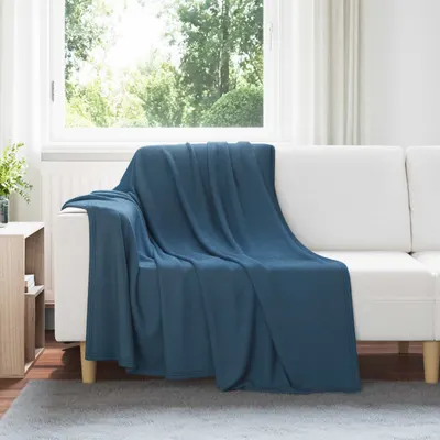 vidaXL Pături de aruncat 24 buc. Albastru marin 200 x 150 cm 10.08 kg