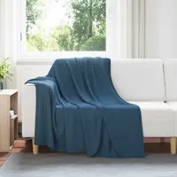 vidaXL Pături de aruncat 24 buc. Albastru marin 200 x 150 cm 10.08 kg