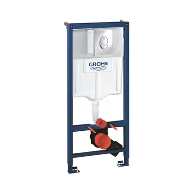 Set Rezervor Incastrat Grohe Rapid SL, Cadru, Clapeta Skate Air Crom, 1.13 m Inaltime