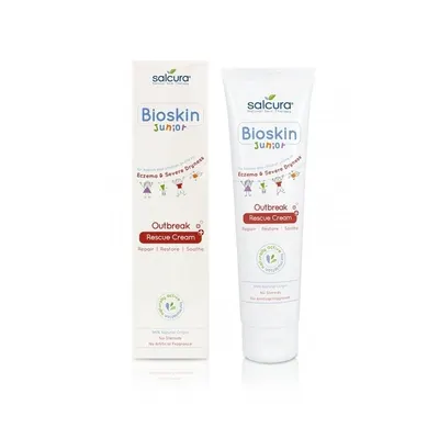 Crema Bioskin Junior reparatoare si calmanta, pt. bebelusi si copii, piele uscata cu eczeme, Salcura 150 ml
