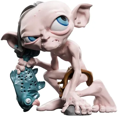 Statuetă Weta Movies: The Lord of the Rings - Gollum, 8 cm
