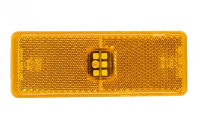 Lumina delimitare stanga dreapta, galben, LED, inaltime 45mm; latime 120mm; adancime 7,5 43,9 120mm 24V potrivit MERCEDES ACTROS, ACTROS MP2 MP3, ACTROS MP4 MP5, ANTOS, AROCS, ATEGO 2 04.96
