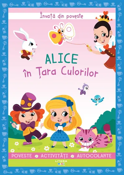 Invata din poveste. Alice in Tara Culorilor