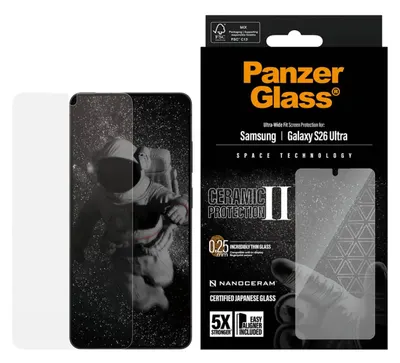 Protector de sticlă PanzerGlass - UWF Ceramic II, Galaxy S26 Ultra, 1 buc