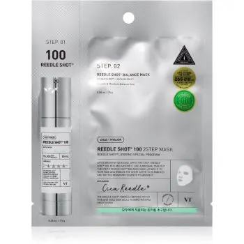 VT Cosmetics Reedle Shot 100 2-Step Mask masca intensă de întinerire pentru tratarea tenului în două faze