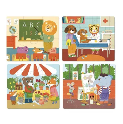 Set 4 puzzle-uri - Acasa